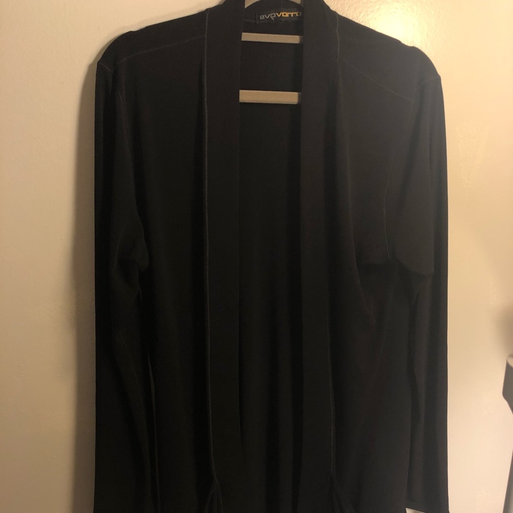 Black cardigan
